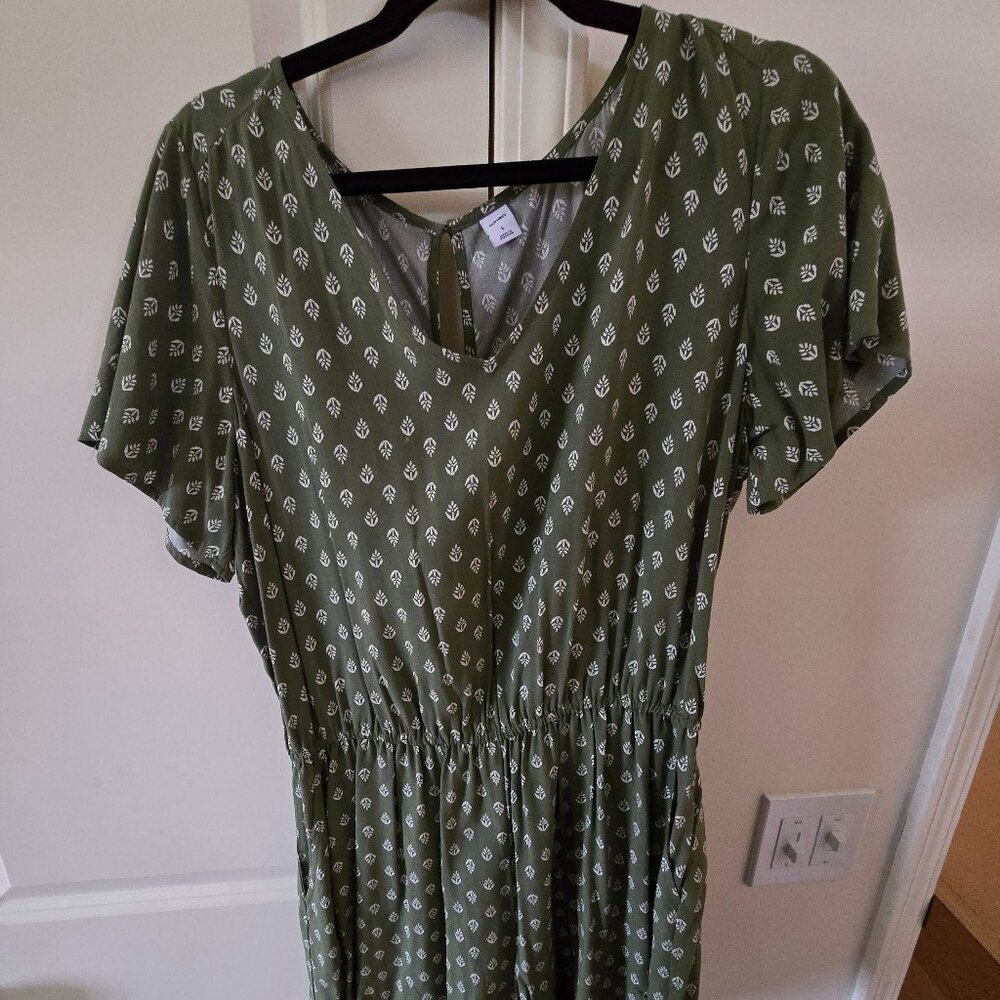 Olive green romper